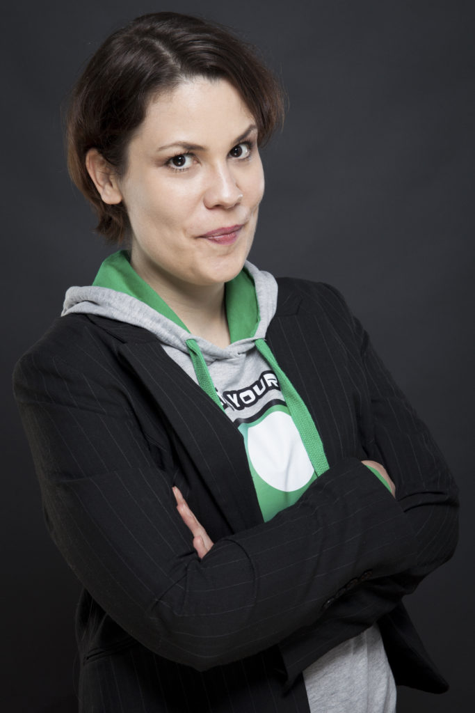 portrait image of dr. melanie fritsch who studies ludomusicology 